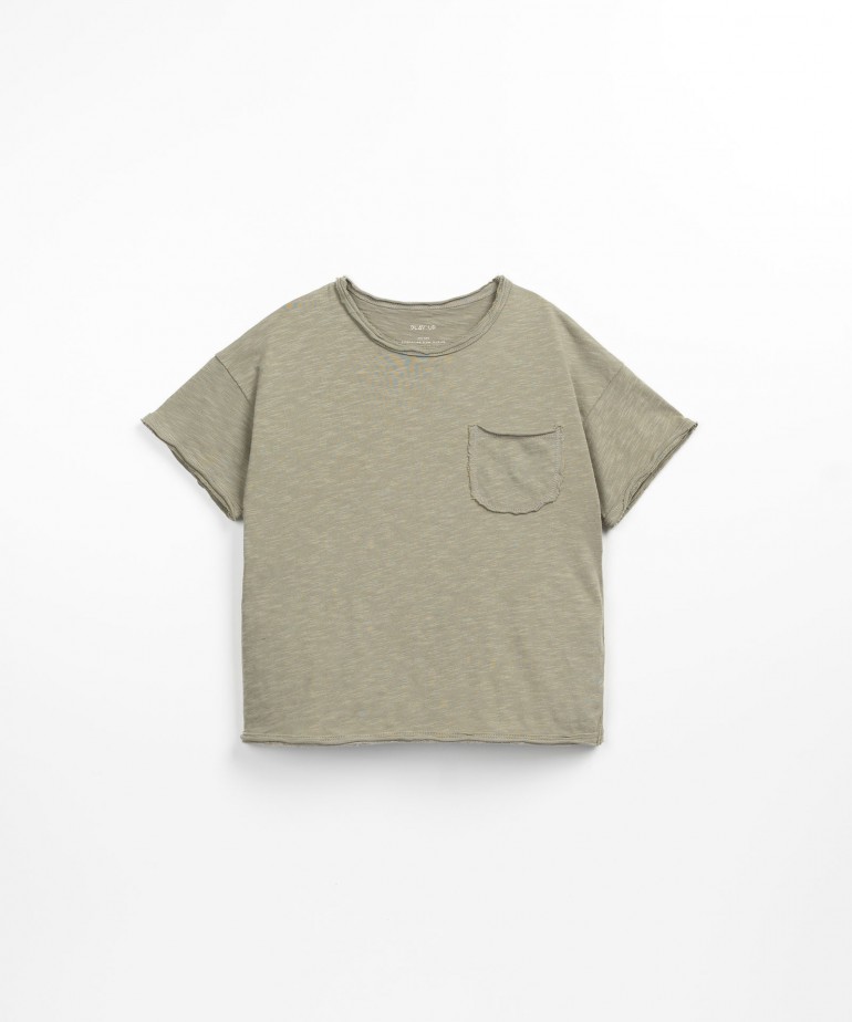 Short-sleeved T-shirt in organic cotton