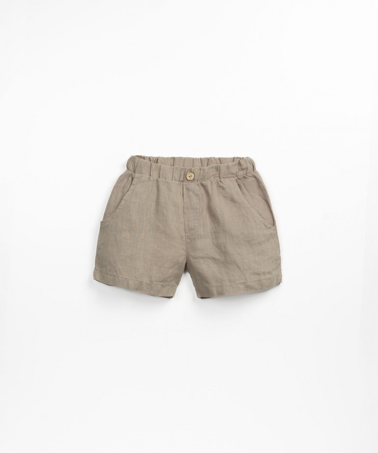 Organic Linen Shorts (Boy) - Care, Play Up