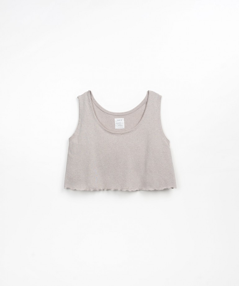 Crop top in recycled Re(Play) yarn