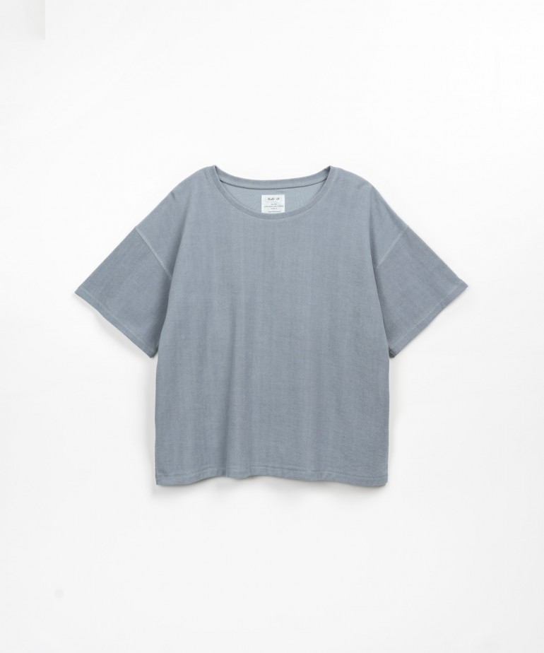 Organic cotton and recycled cotton mixture T-shirt