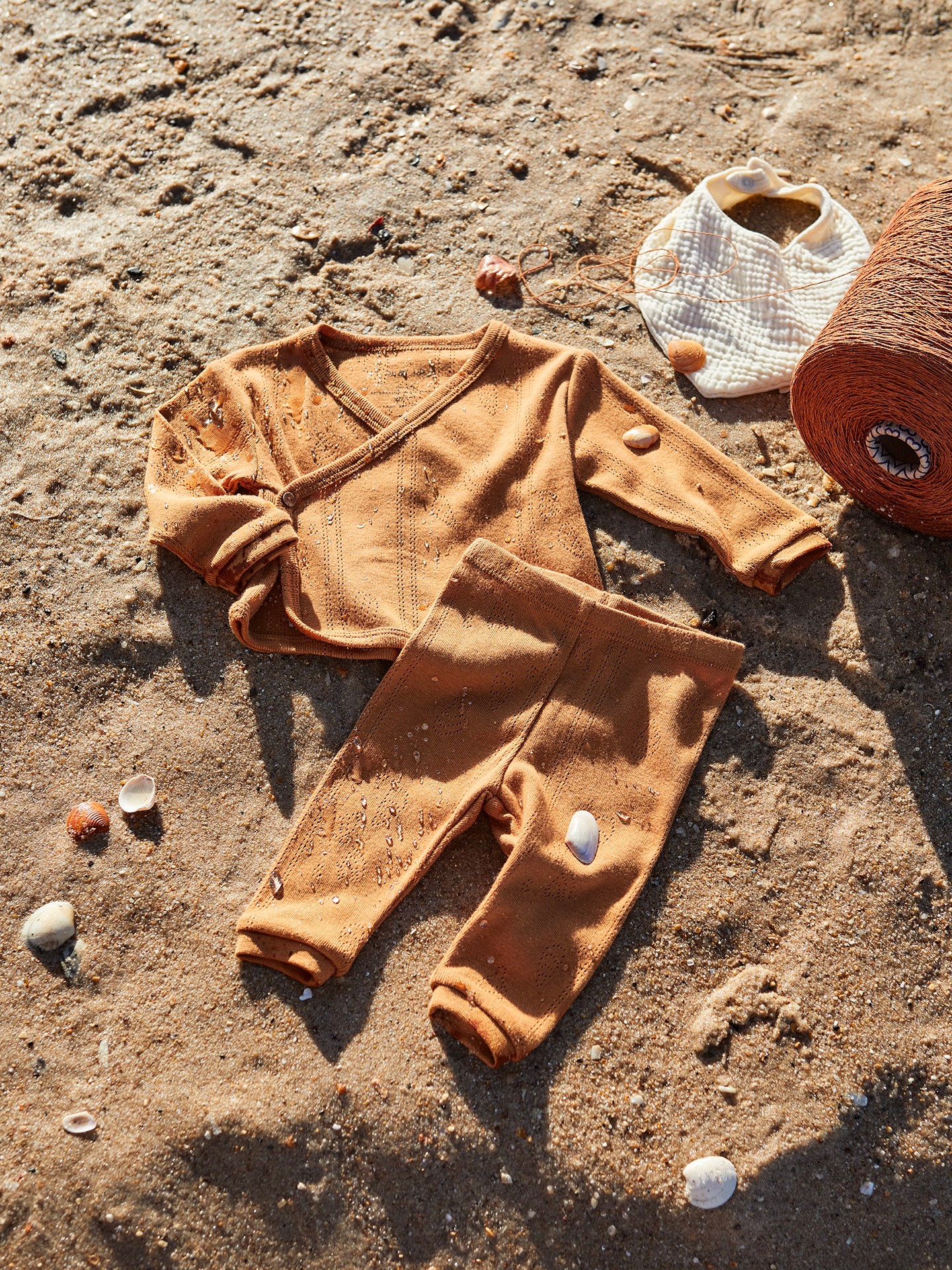 CONJUNTO PLAYERA + PANTALÓN AJOUR