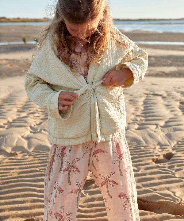 MACAC�O TECIDO ESTAMPADO