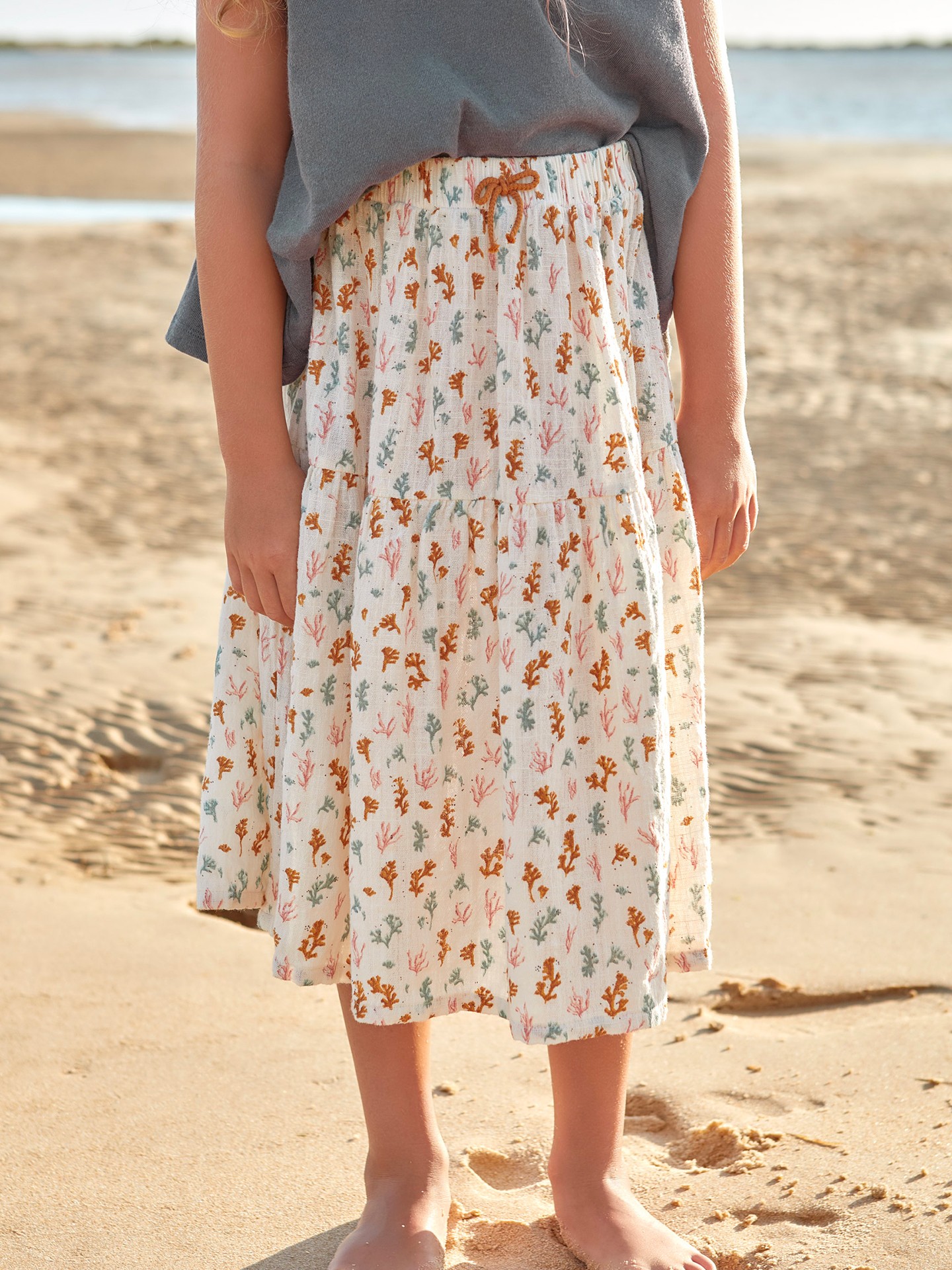 GONNA IN TESSUTO STAMPATO