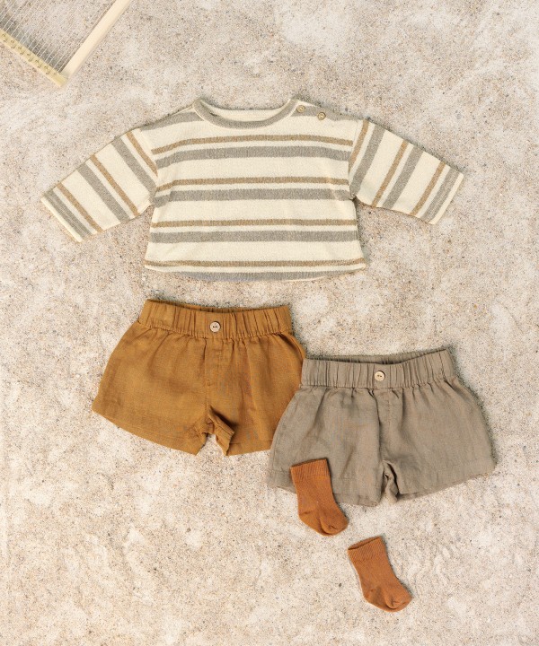 LINEN SHORTS