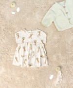 Dress with jellyfish print | Textile Art