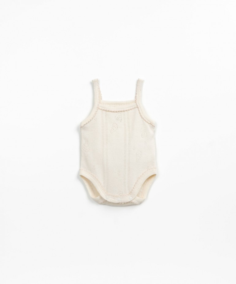 Organic cotton body with Ajour pattern
