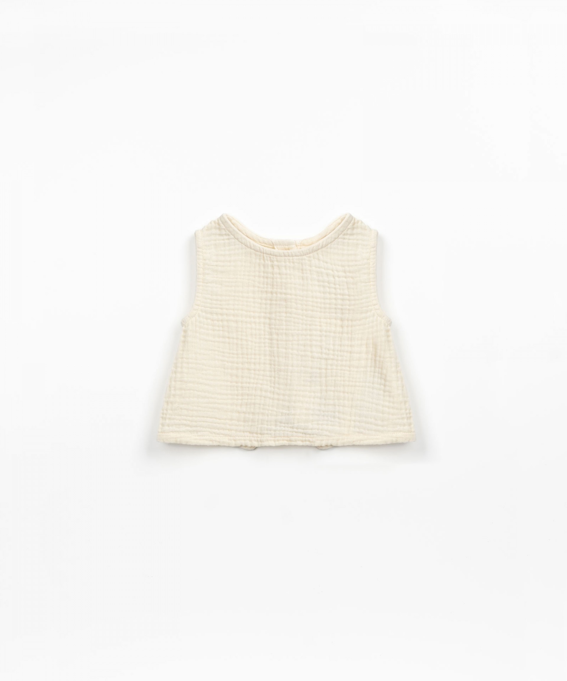 Blusa con abertura en la espalda | Textile Art