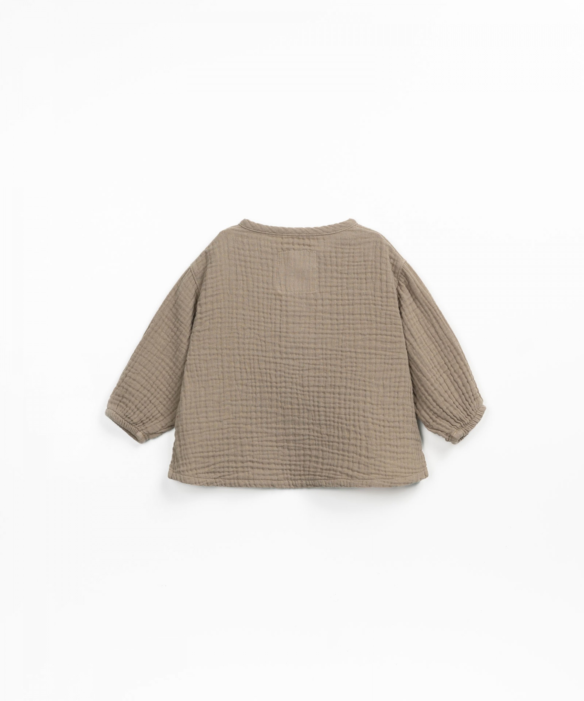 Long-sleeved woven blouse | Textile Art