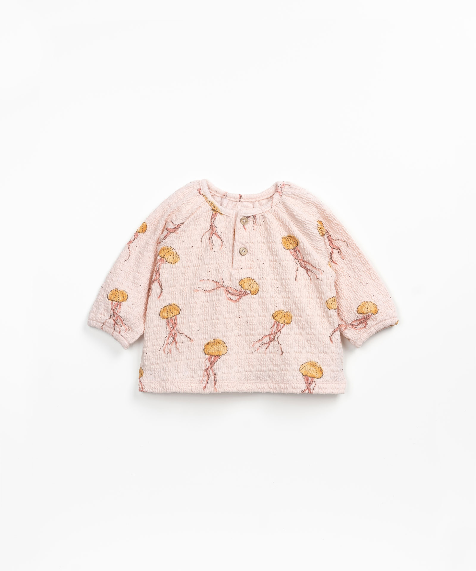 PRINTED JERSEY JACQUARD SWEATER