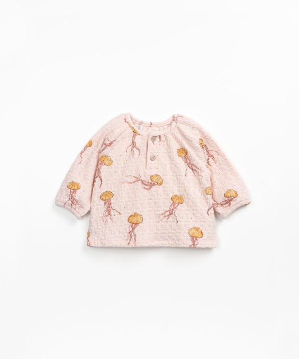 SWEAT JERSEY JACQUARD ESTAMPADO