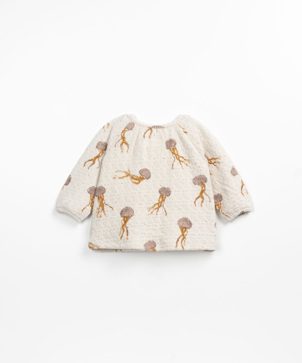 SWEAT JERSEY JACQUARD ESTAMPADO