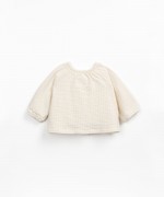 Jersey-stitch jacket in organic cotton | Textile Art