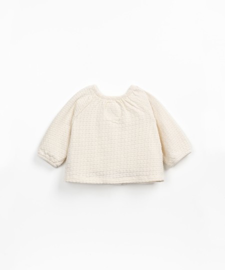 JERSEY JACQUARD CARDIGAN