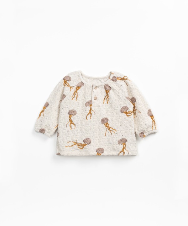 SWEAT JERSEY JACQUARD ESTAMPADO