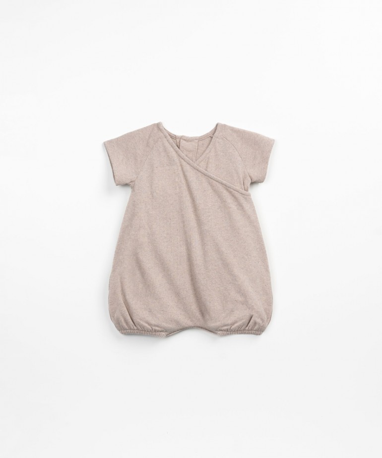 Jumpsuit with a mixture of recycled fibres