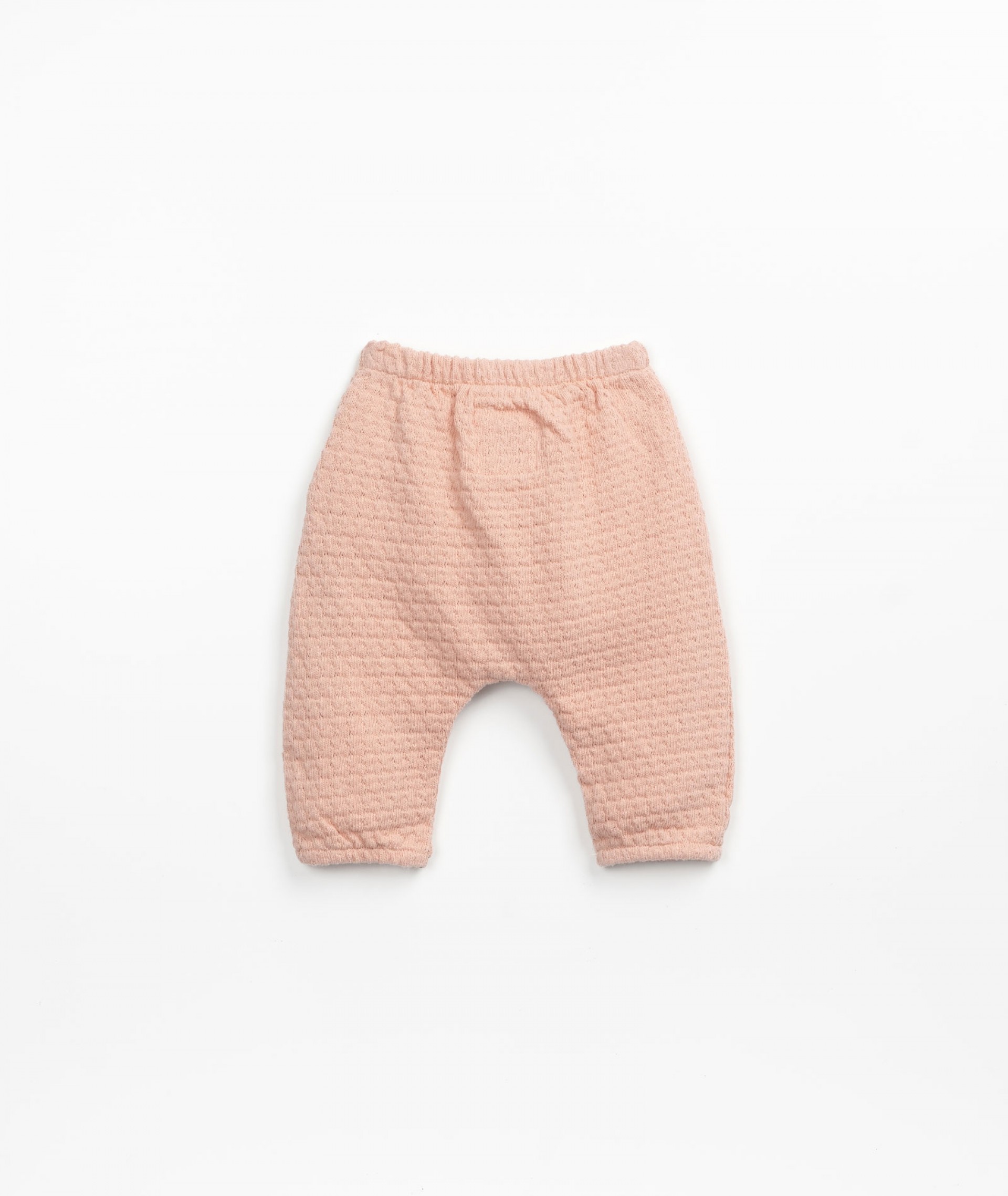 Jersey stitch organic cotton trousers | Textile Art