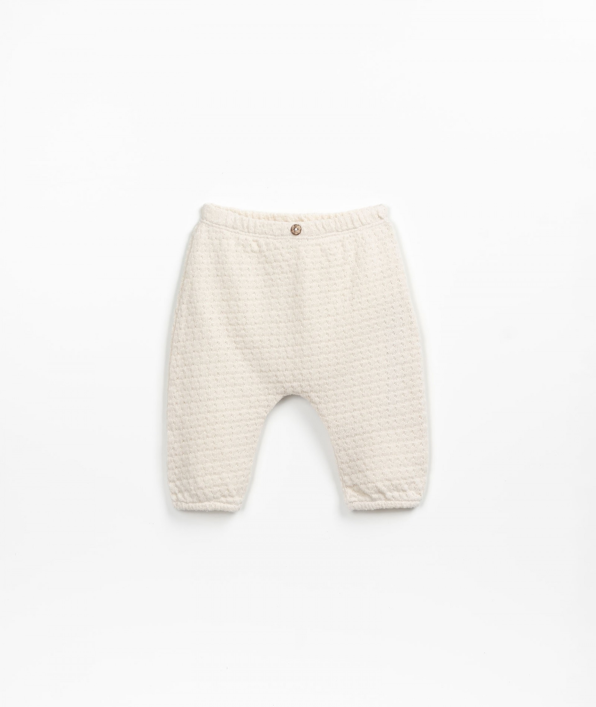 Pantalon en maille en coton biologique | Textile Art