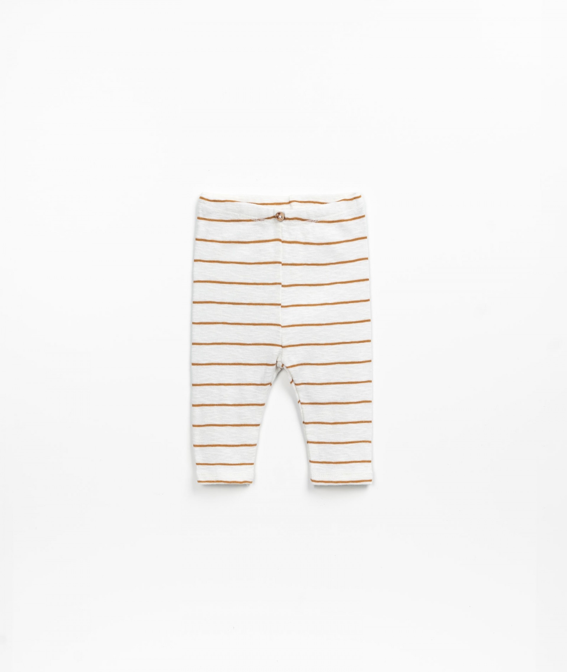 Organic cotton striped leggings | Textile Art