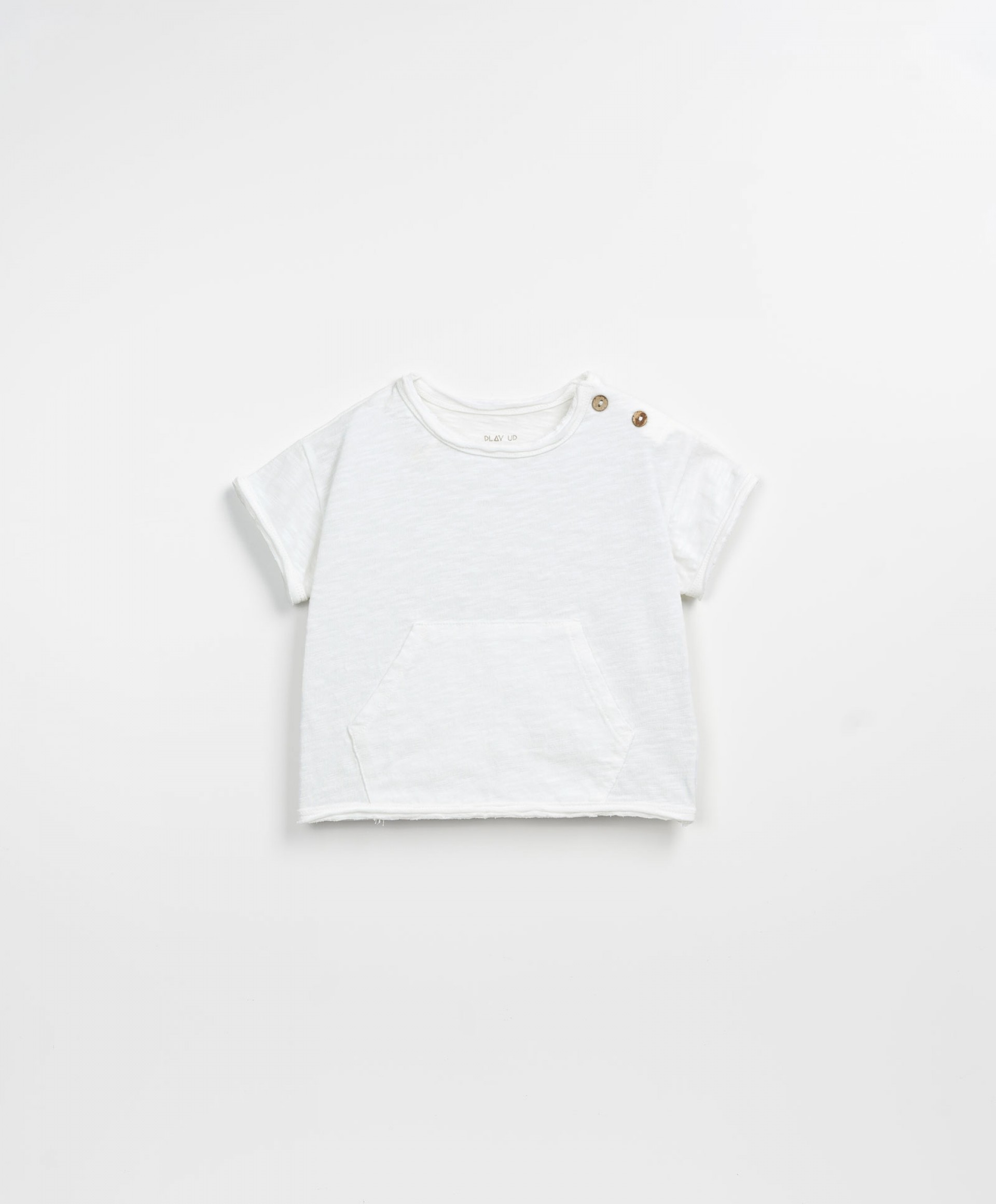 Camiseta con bolsillo canguro | Textile Art