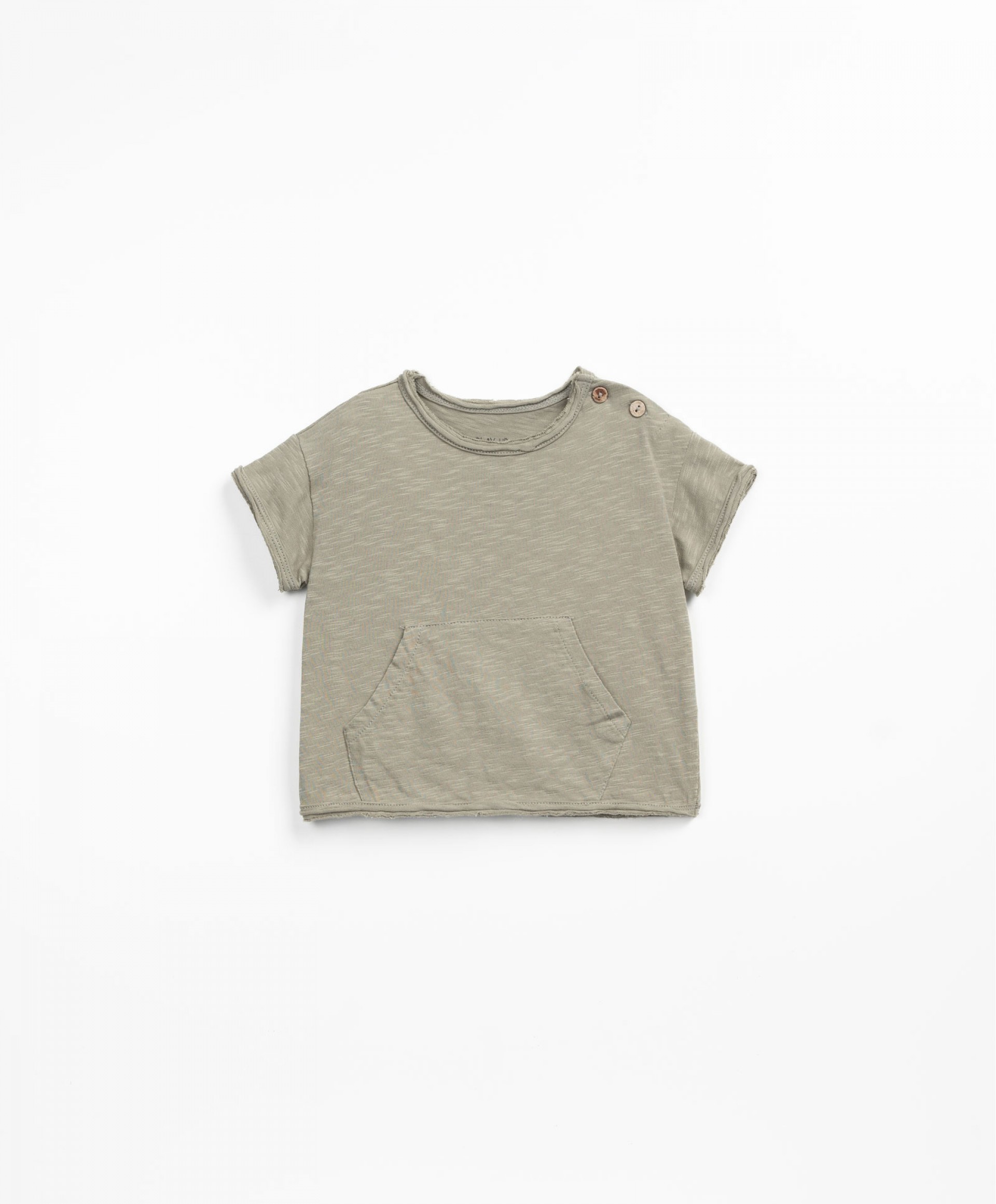T-shirt avec poche kangourou | Textile Art