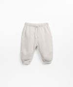 Pantalon en maille avec un mlange de coton biologique et de coton | Textile Art