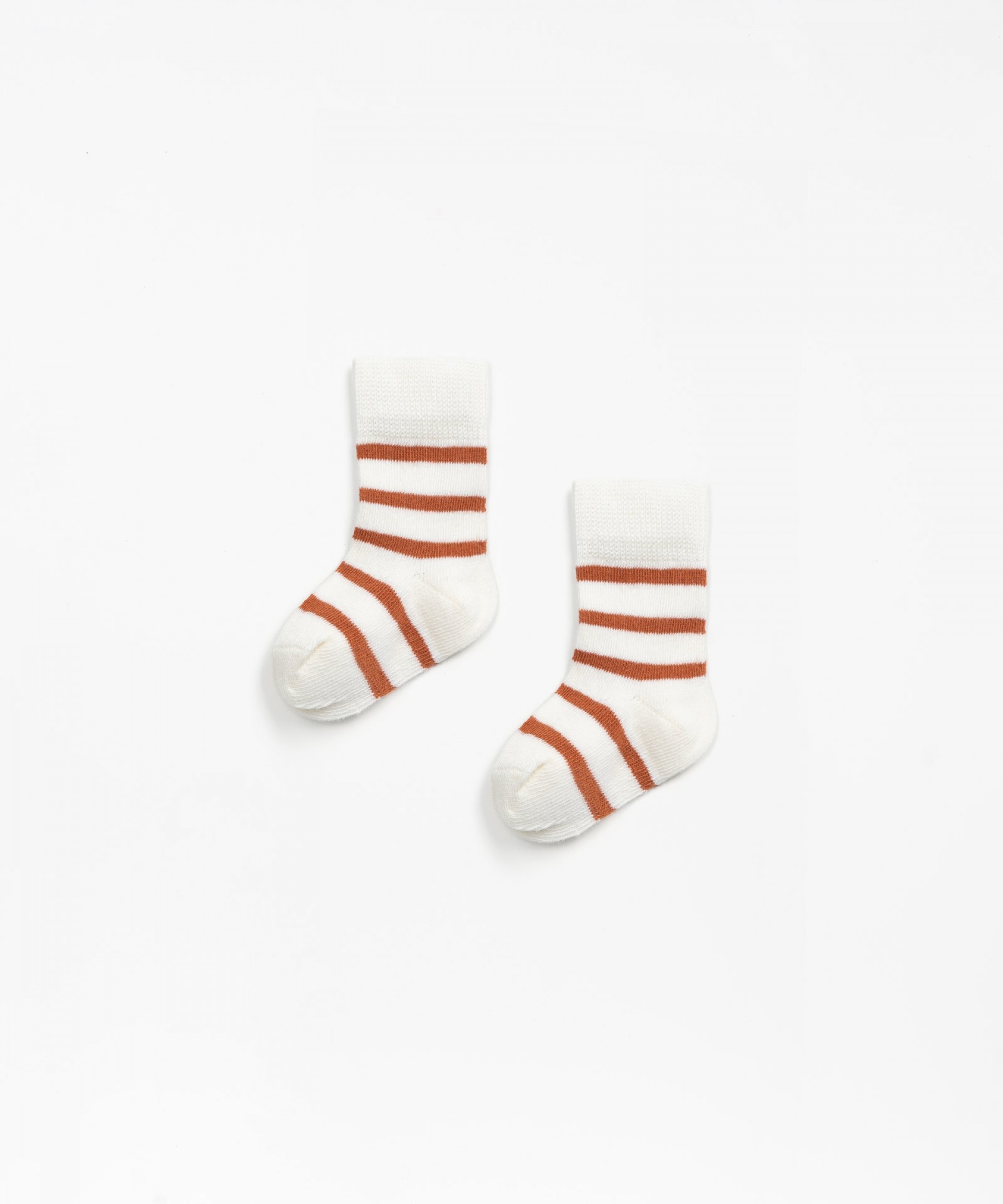 Organic cotton striped socks | Textile Art