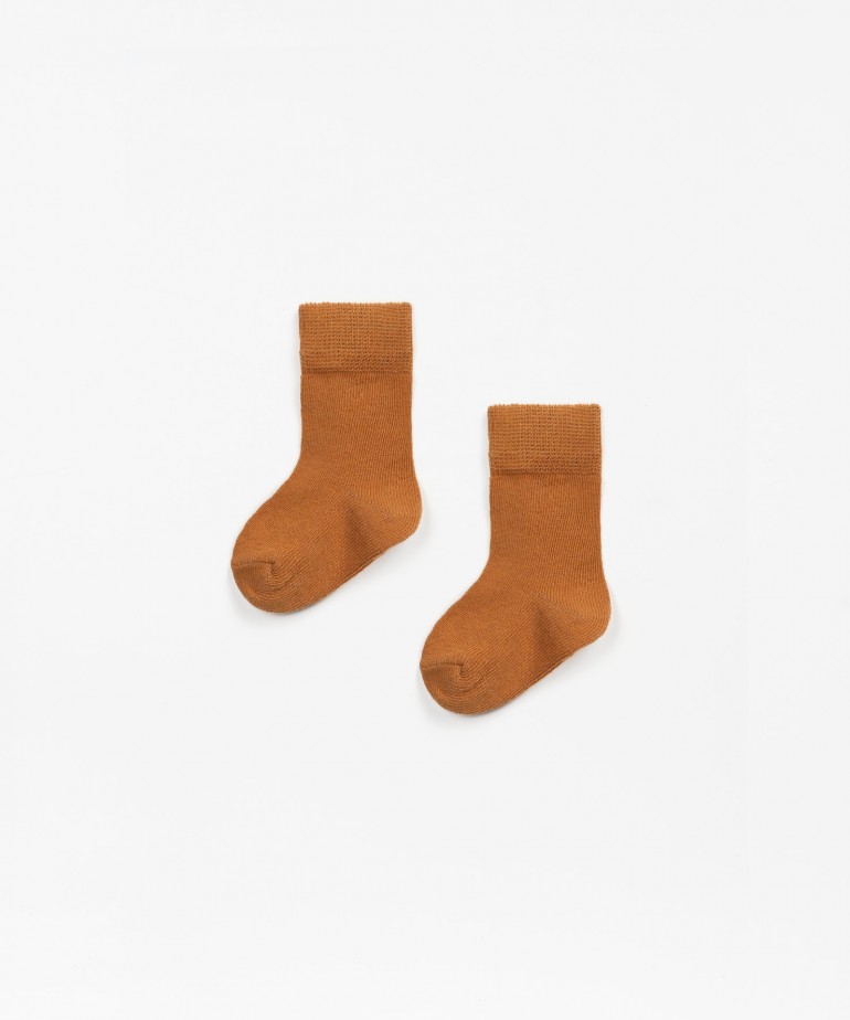 Socks made of natural fibres