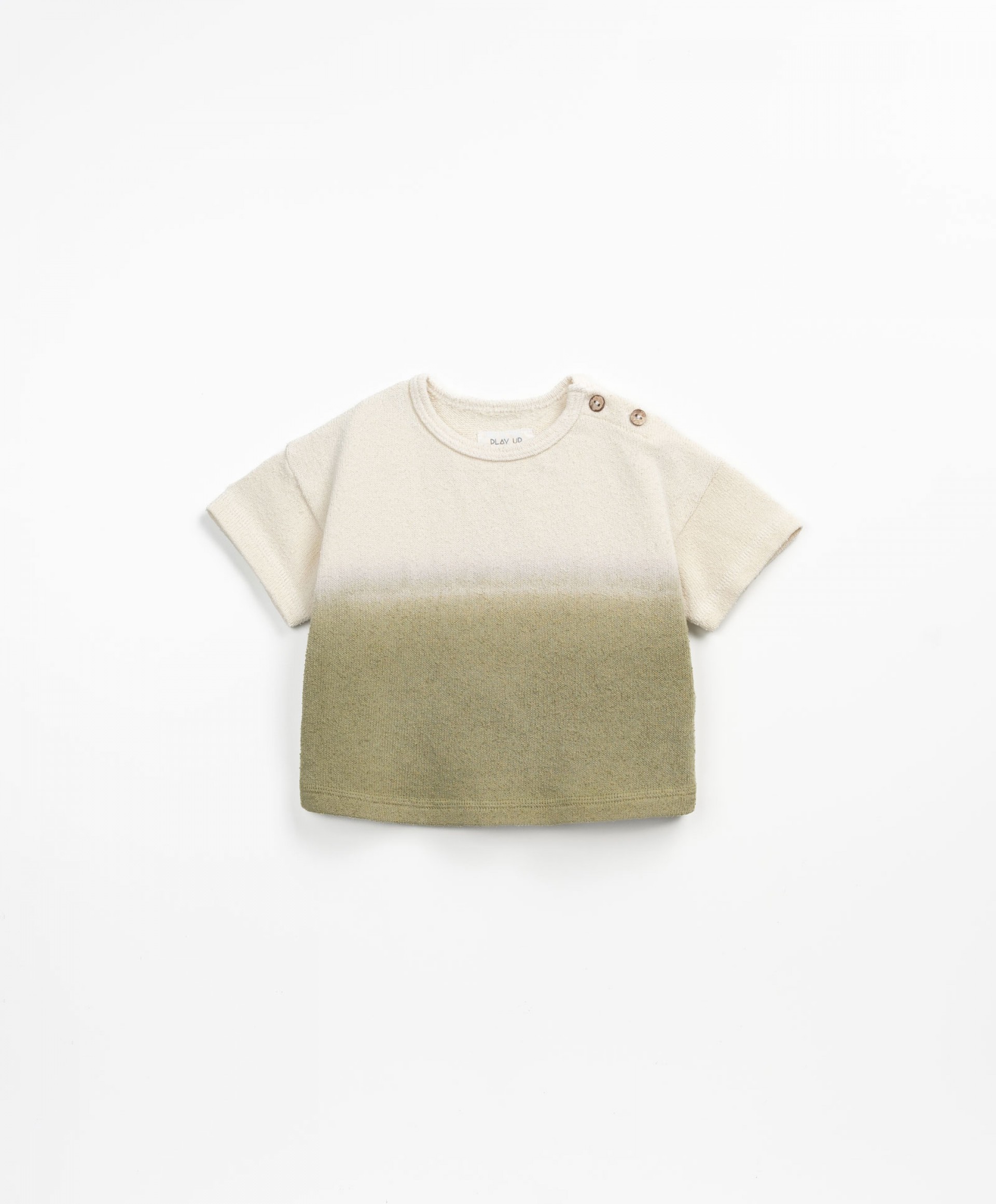 T-shirt com gradiente de cor | Textile Art