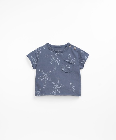 T-SHIRT DI MAGLIA CON STAMPA - Image product