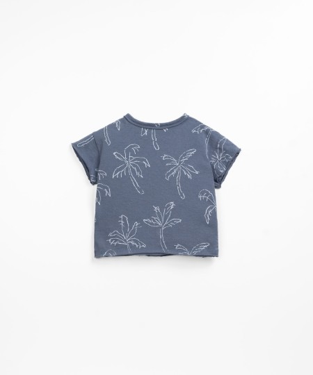 T-SHIRT DI MAGLIA CON STAMPA