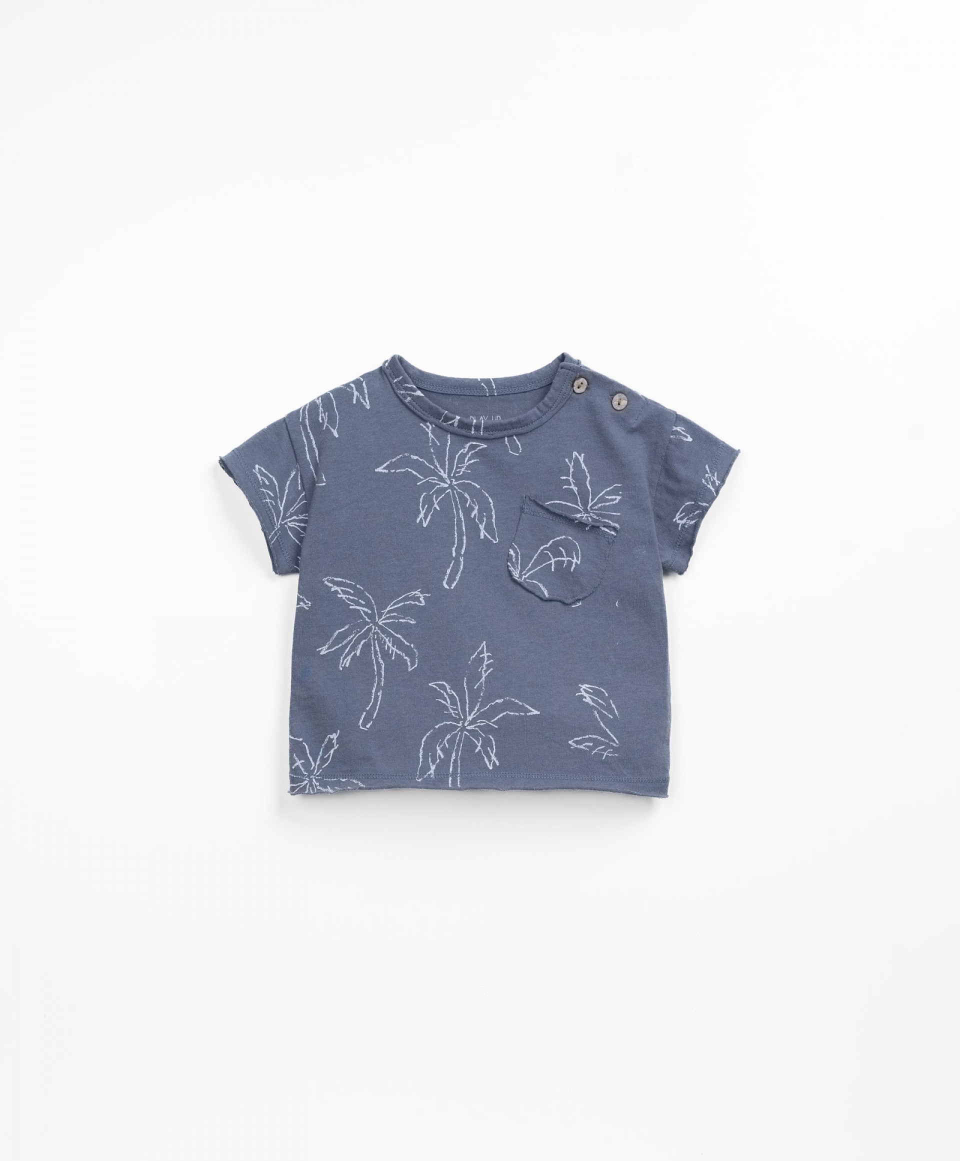 T-shirt avec imprim de palmiers | Textile Art