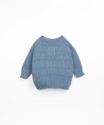 Camisola tricot com mistura de fibras recicladas | Textile Art