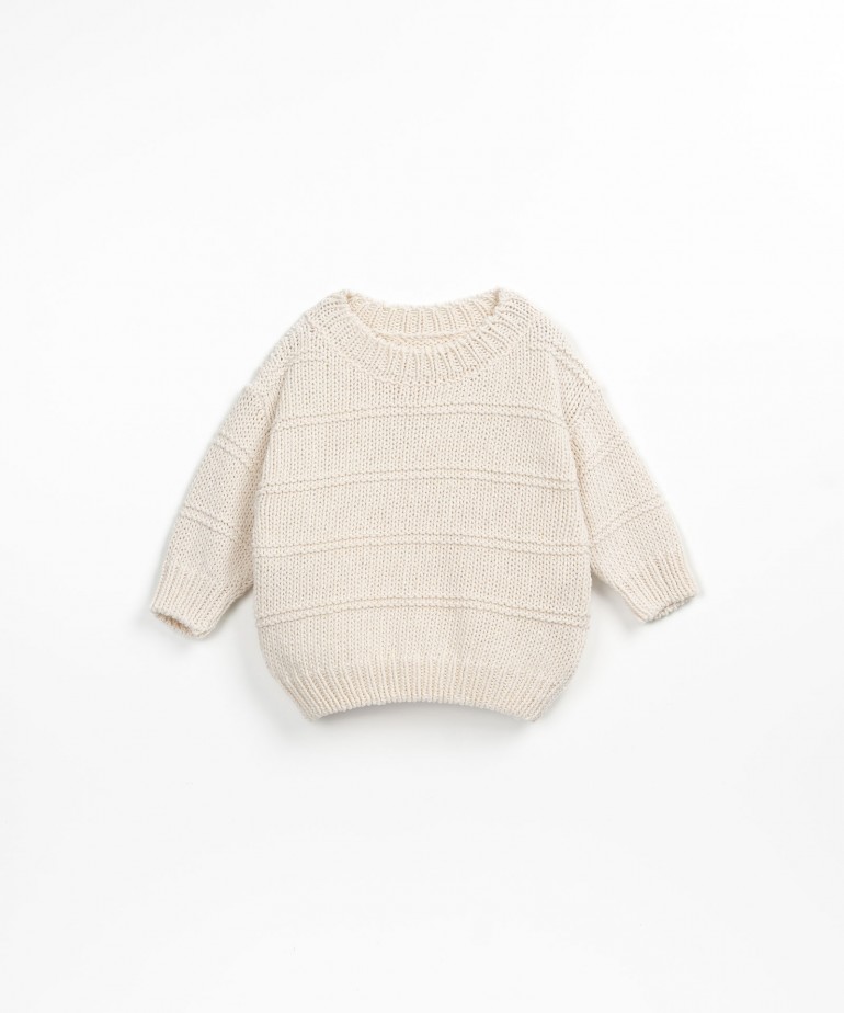 Pull en maille tricote