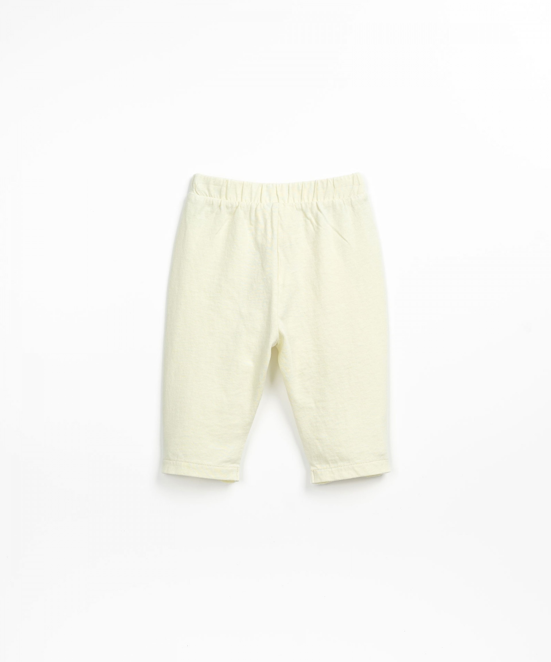 Pantalon avec un mlange de coton biologique et de coton recycl | Textile Art
