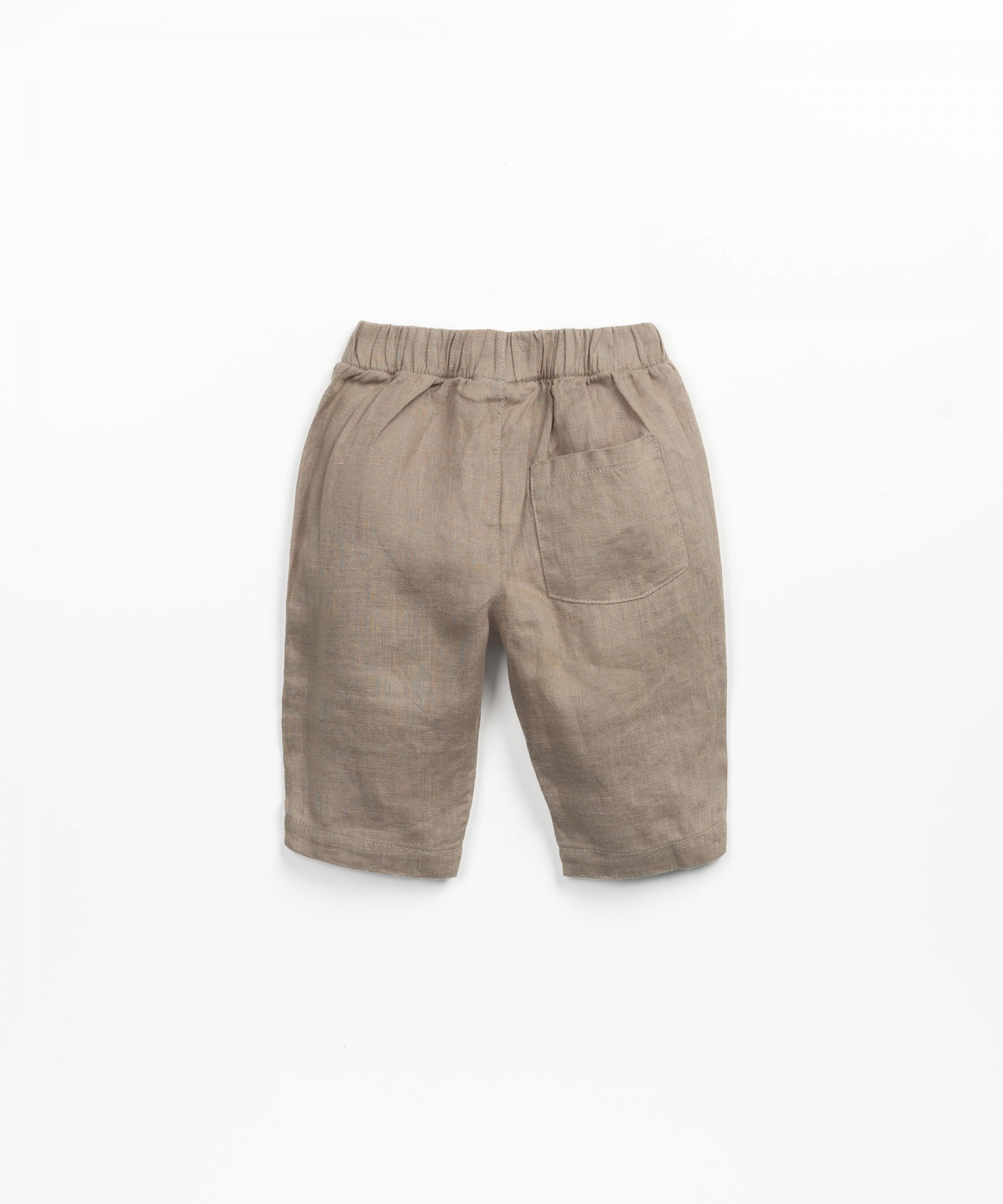 Linen trousers with elastic waist | Textile Art