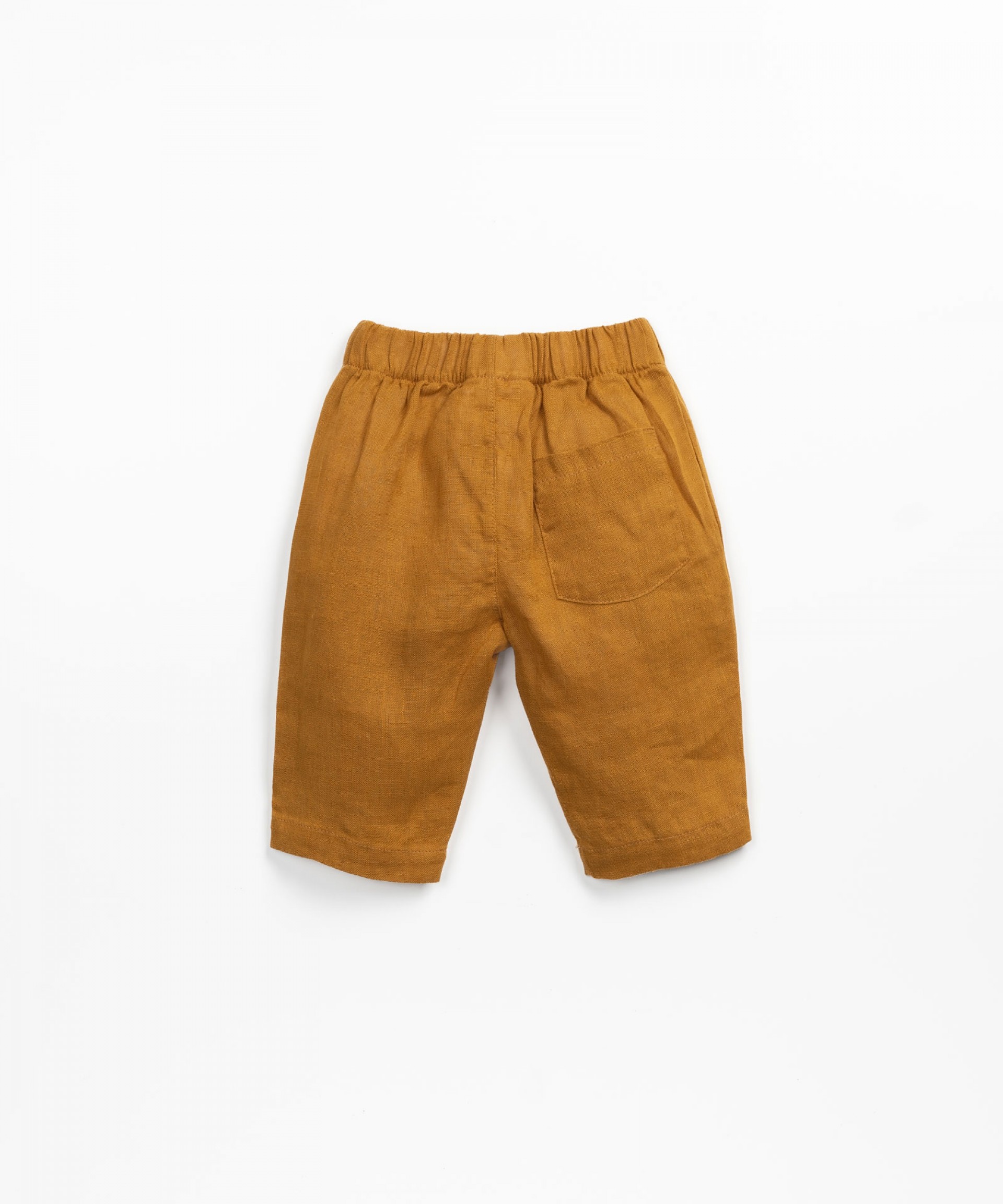 Pantaloni di lino con elastico in vita | Textile Art