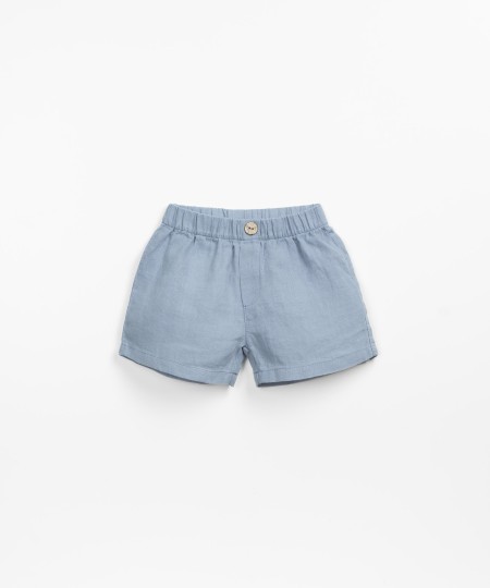 LINEN SHORTS - Image product