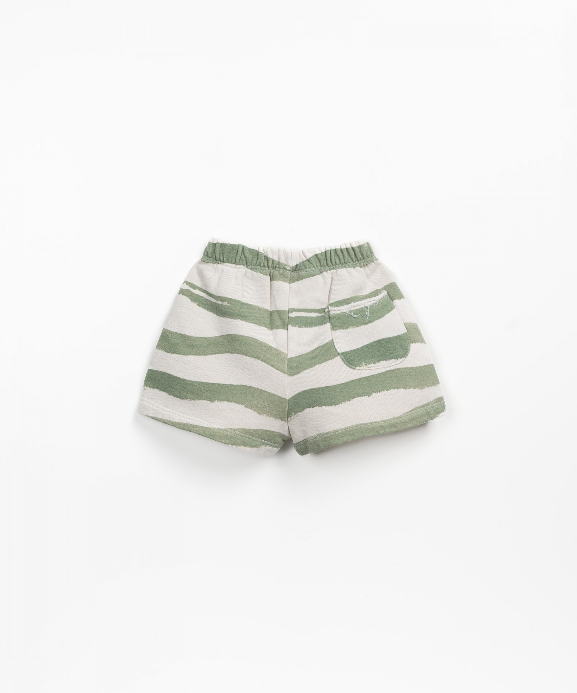 Shorts in mixture of organic cotton and cotton | Textile Art