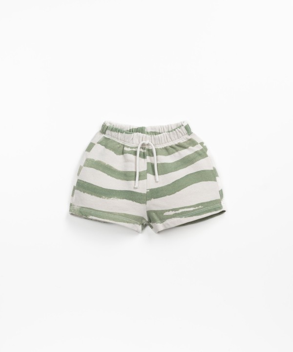 PRINTED FLEECE SHORTS