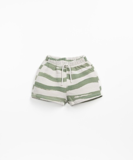 PRINTED FLEECE SHORTS