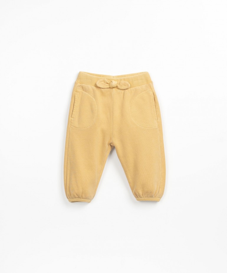 Pantalon avec un mlange de coton biologique et de coton