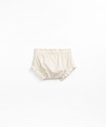 Organic cotton underpants with frill | Textile Art