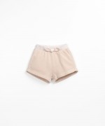 Jersey stitch shorts in a mixture of natural fibres | Textile Art