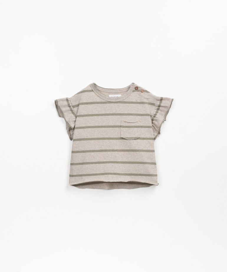 Striped T-shirt with recycled fibres Re(Play)