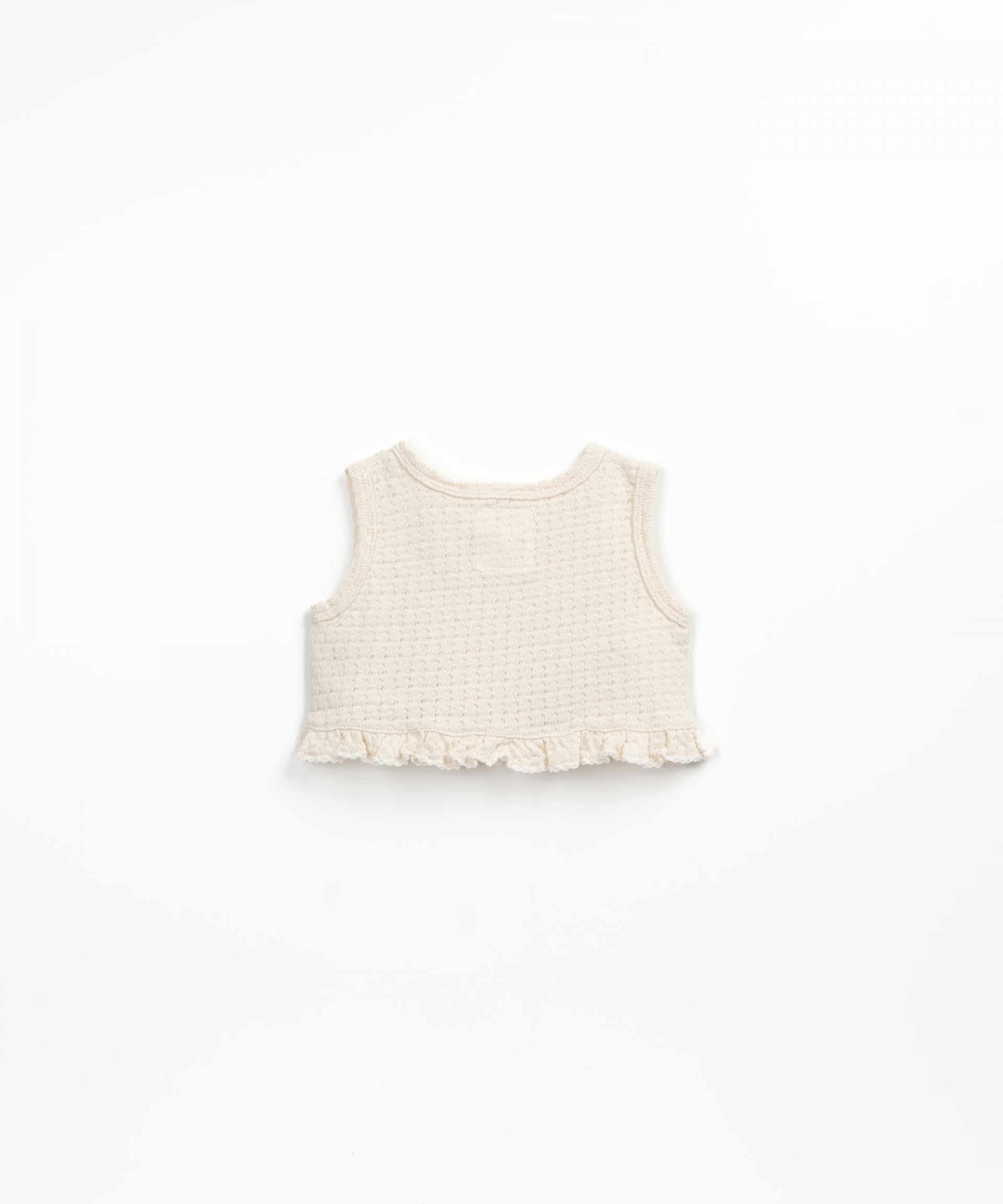 Top in maglia con trama | Textile Art