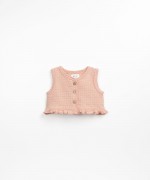 Textured jersey stitch top | Textile Art
