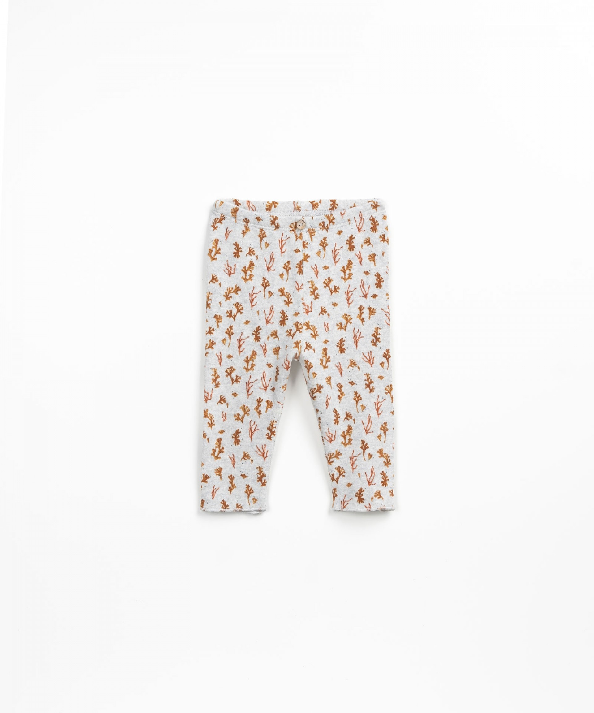 Leggings with coral print | Textile Art