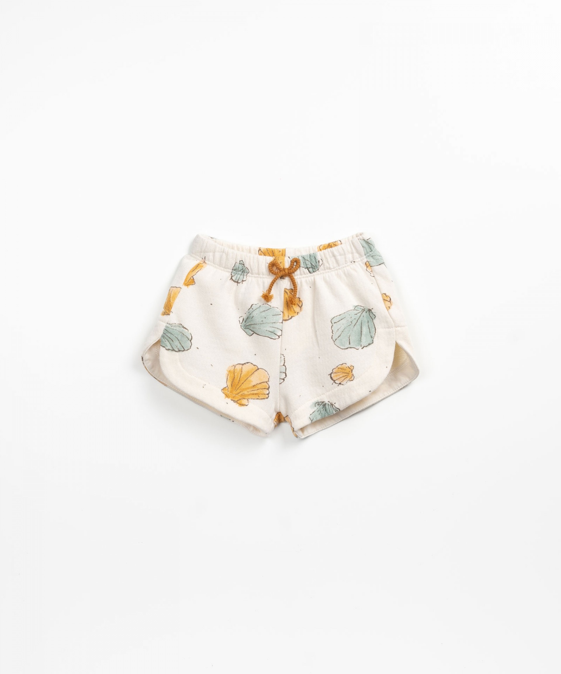 Pantaln corto con estampado de conchas | Textile Art