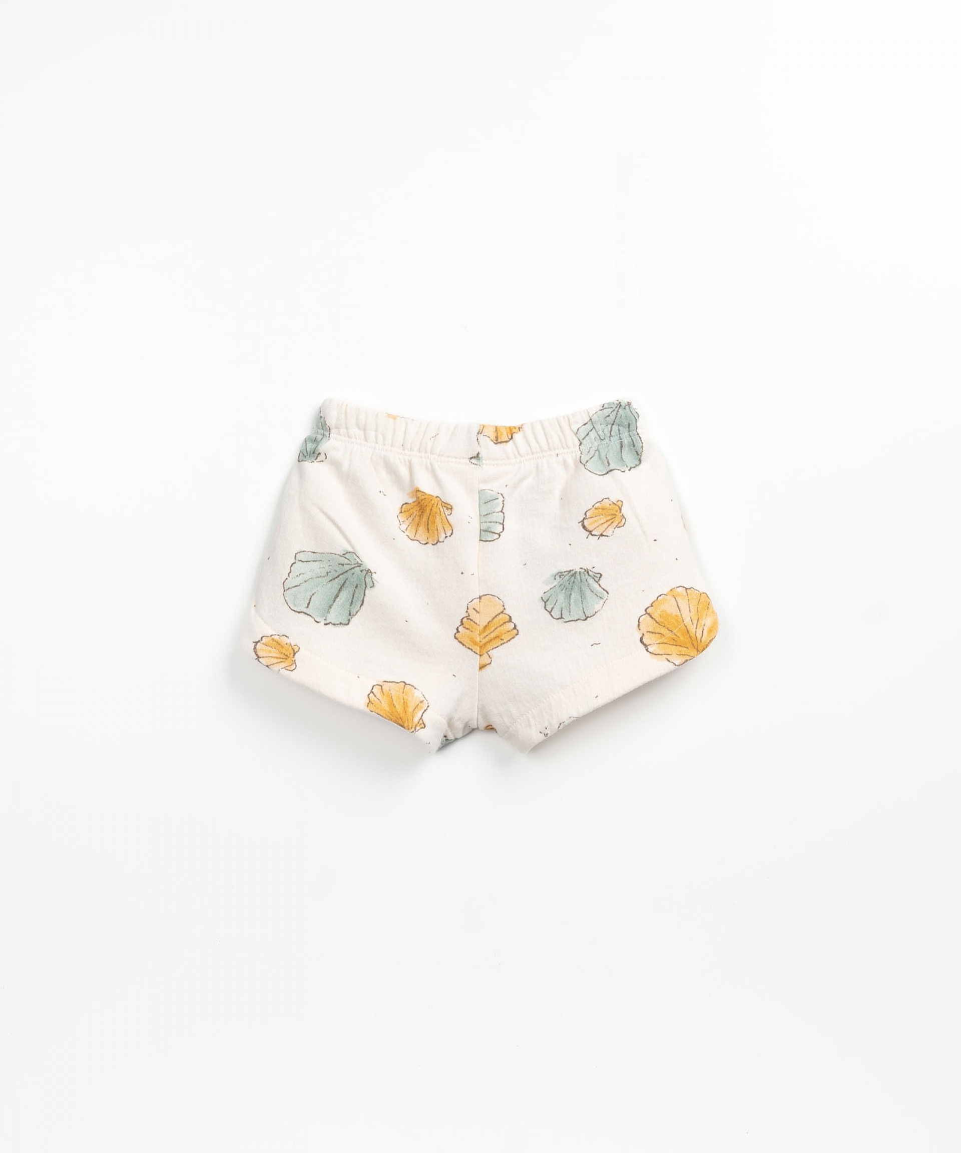 Pantaloncini con stampa di conchiglie | Textile Art