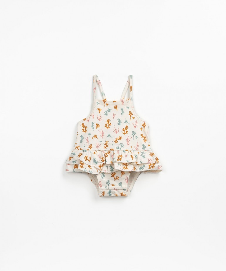 Swimsuit with jellyfish print